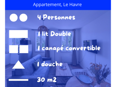 WASHINGTON 5 : Profitez d’un séjour pensé pour votre confort et votre tranquillité, dans un appartement au calme et proche du centre-ville.
