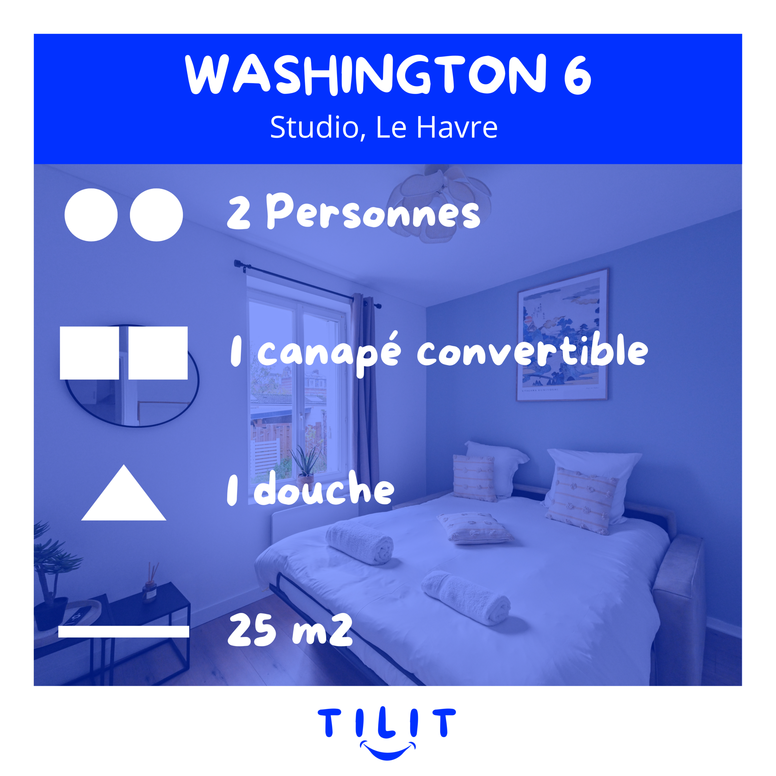 WASHINGTON 6 : Idéal pour un séjour professionnel, ce logement combine calme et emplacement pratique