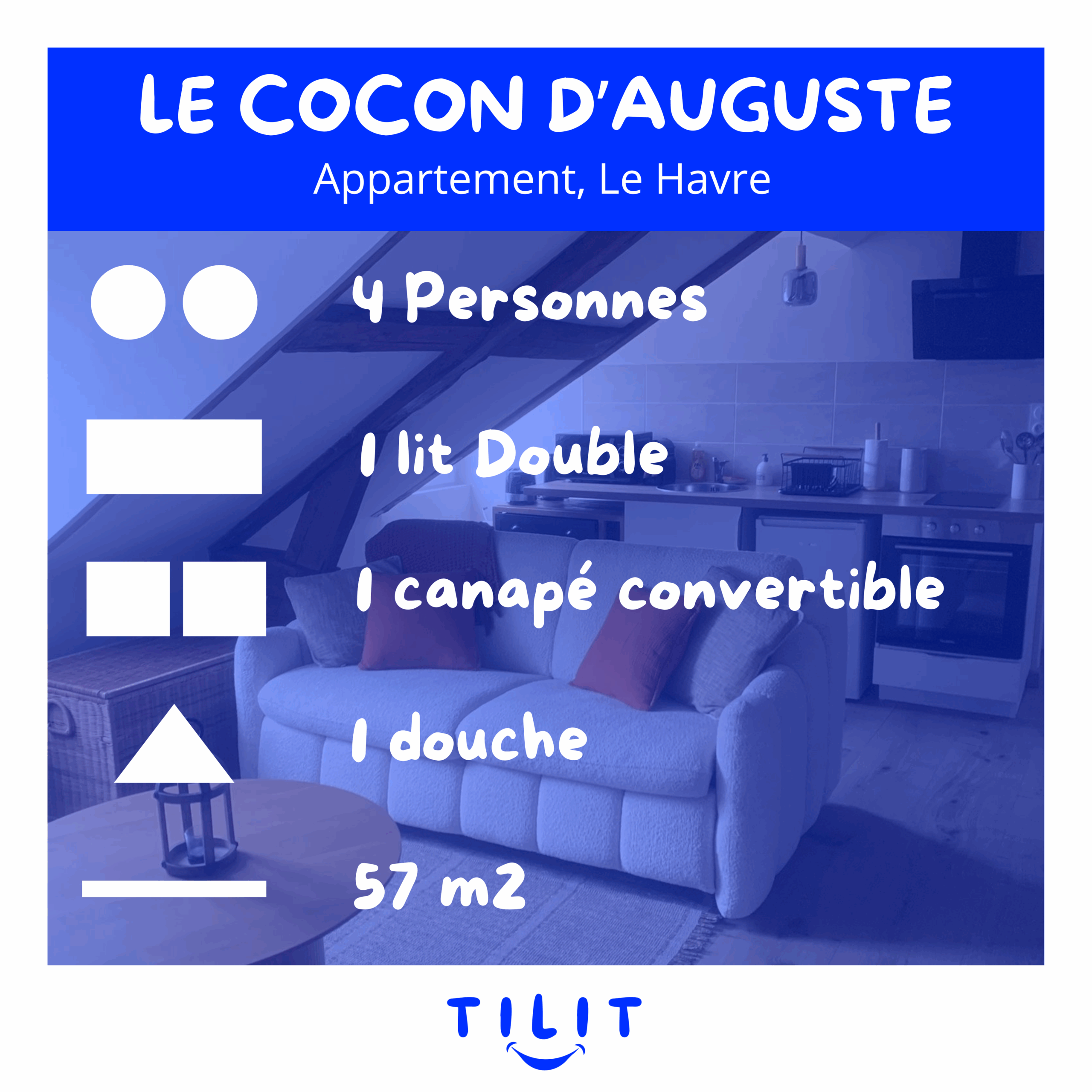 LE COCON D’AUGUSTE : Appartement Chaleureux en Centre-Ville du Havre