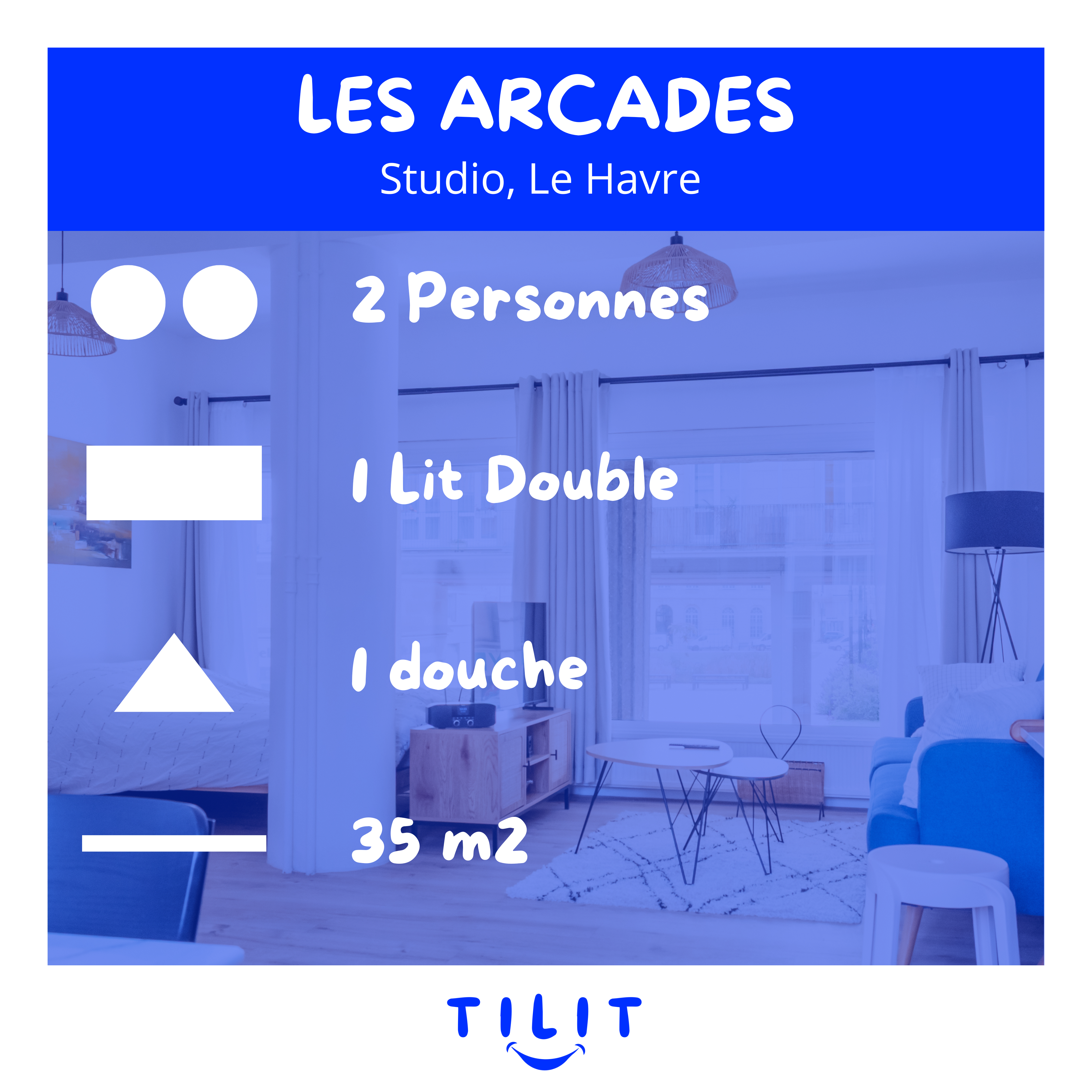 LES ARCADES : Signé Auguste Perret, découvrez ce studio idéalement situé en plein centre du Havre.